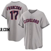 Terry Francona Youth Cleveland Guardians Gray Replica Road Jersey