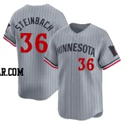 Terry Steinbach Men's Minnesota Twins Gray Limited Road Jersey