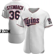 Terry Steinbach Men's Minnesota Twins White Authentic Home Jersey