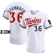 Terry Steinbach Men's Minnesota Twins White Elite Home Jersey