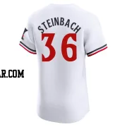 Terry Steinbach Men's Minnesota Twins White Elite Home Jersey