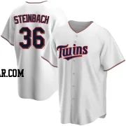 Terry Steinbach Men's Minnesota Twins White Replica Home Jersey