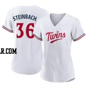 Terry Steinbach Women's Minnesota Twins White Authentic Home Jersey