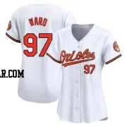 Thaddeus Ward Women's Baltimore Orioles White Limited Home Jersey