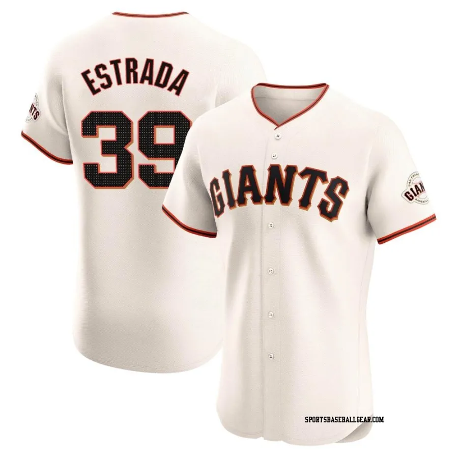 Thairo Estrada Men's San Francisco Giants Cream Elite Home Jersey