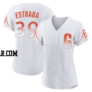 Thairo Estrada Women's San Francisco Giants White Authentic 2021 City Connect Jersey