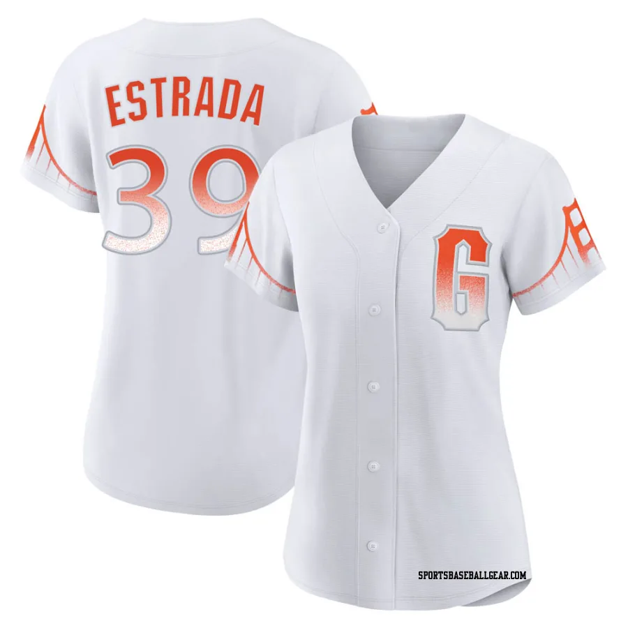 Thairo Estrada Women's San Francisco Giants White Authentic 2021 City Connect Jersey