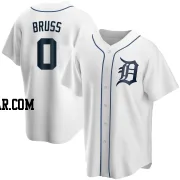 Thomas Bruss Youth Detroit Tigers White Replica Home Jersey