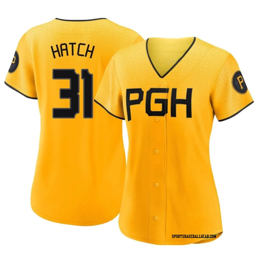 Thomas Hatch Women's Pittsburgh Pirates Gold Replica 2023 City Connect Jersey