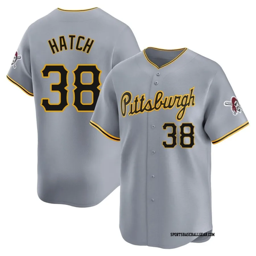 Thomas Hatch Youth Pittsburgh Pirates Gray Limited Away Jersey