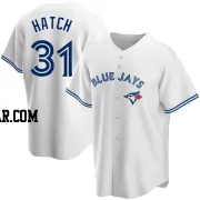 Thomas Hatch Youth Toronto Blue Jays White Replica Home Jersey