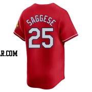 Thomas Saggese Men's St. Louis Cardinals Red Limited 2024 City Connect Jersey