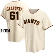 Thomas Szapucki Youth San Francisco Giants Cream Replica Home Jersey