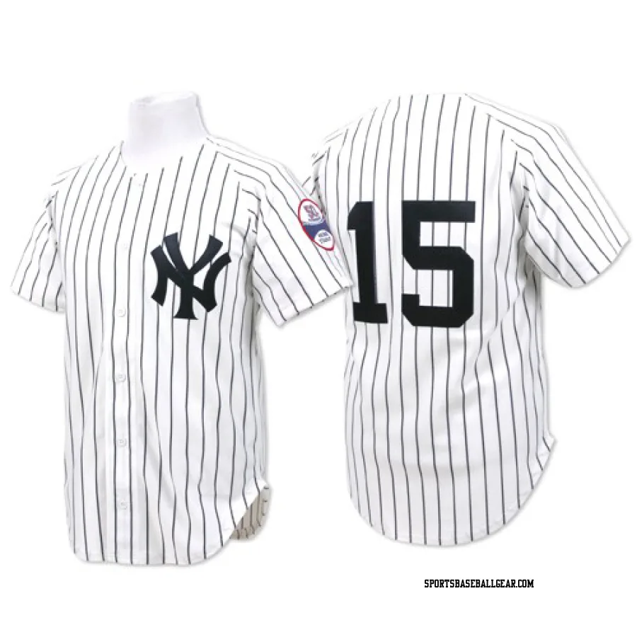 Thurman Munson Men's New York Yankees White Replica Throwback Jersey