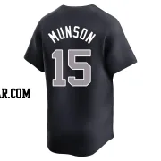 Thurman Munson Youth New York Yankees Navy Limited Alternate Jersey