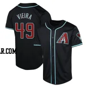 Thyago Vieira Men's Arizona Diamondbacks Black Limited Alternate Jersey