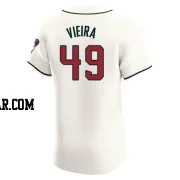 Thyago Vieira Men's Arizona Diamondbacks Cream Elite Home Jersey