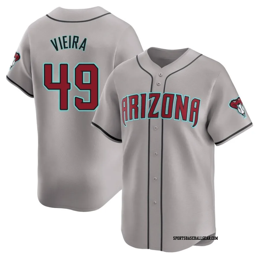 Thyago Vieira Men's Arizona Diamondbacks Gray Limited Away Jersey