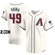 Thyago Vieira Men's Arizona Diamondbacks White Limited Home Jersey