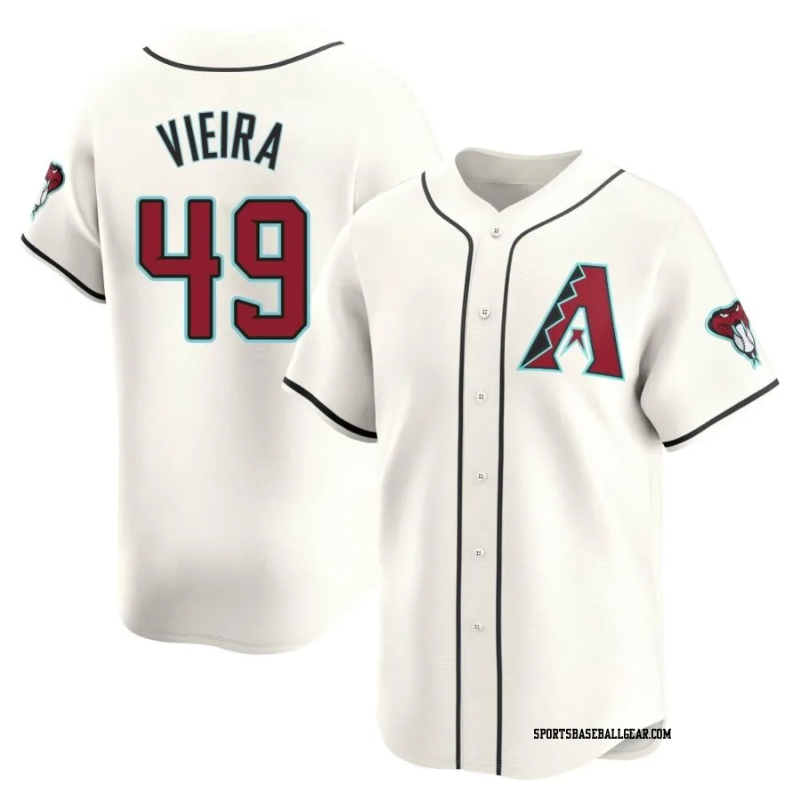 Thyago Vieira Youth Arizona Diamondbacks White Limited Home Jersey