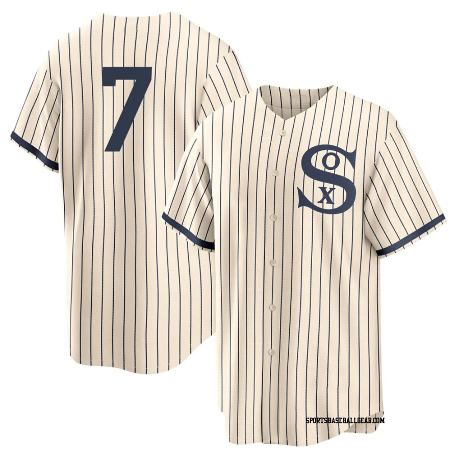 Tim Anderson Men's Chicago White Sox Cream Replica 2021 Field of Dreams Jersey