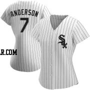 Tim Anderson Women's Chicago White Sox White Authentic Home Jersey