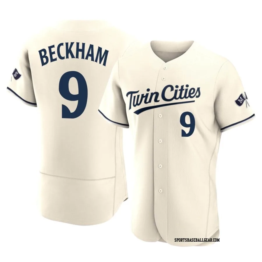 Tim Beckham Men's Minnesota Twins Cream Authentic Alternate 2023 Jersey