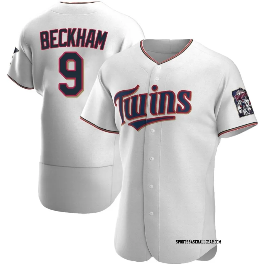 Tim Beckham Men's Minnesota Twins White Authentic Home Jersey