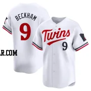 Tim Beckham Men's Minnesota Twins White Limited Home Jersey