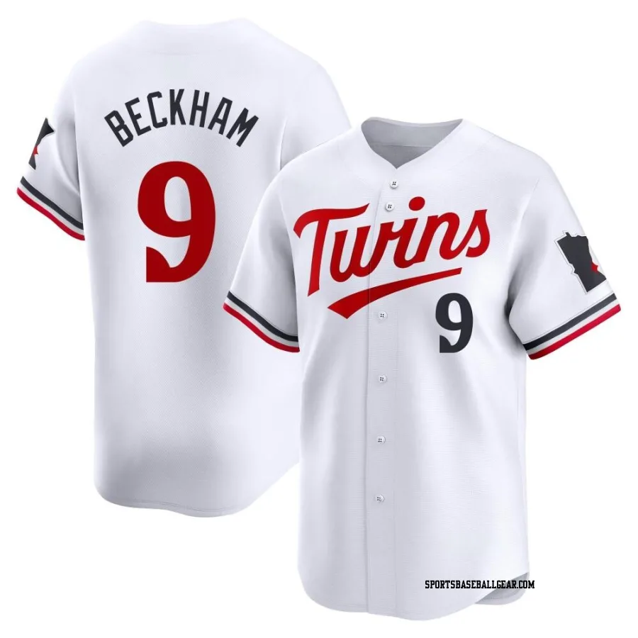 Tim Beckham Youth Minnesota Twins White Limited Home Jersey