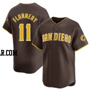 Tim Flannery Men's San Diego Padres Brown Limited Away Jersey