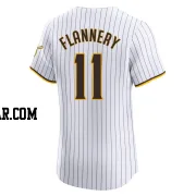 Tim Flannery Men's San Diego Padres White Elite Home Jersey