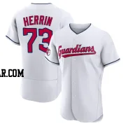 Tim Herrin Men's Cleveland Guardians White Authentic Home Jersey