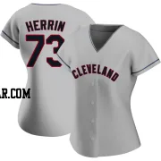 Tim Herrin Women's Cleveland Guardians Gray Authentic Road Jersey