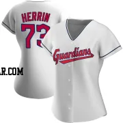 Tim Herrin Women's Cleveland Guardians White Authentic Home Jersey