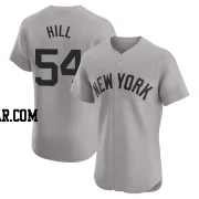 Tim Hill Men's New York Yankees Gray Elite Road Jersey