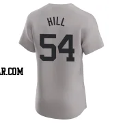 Tim Hill Men's New York Yankees Gray Elite Road Jersey