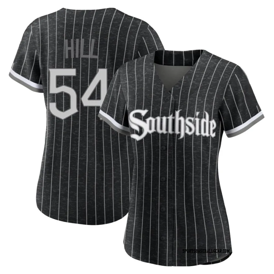 Tim Hill Women's Chicago White Sox Black Authentic 2021 City Connect Jersey