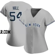 Tim Hill Women's New York Yankees Gray Authentic Road Name Jersey