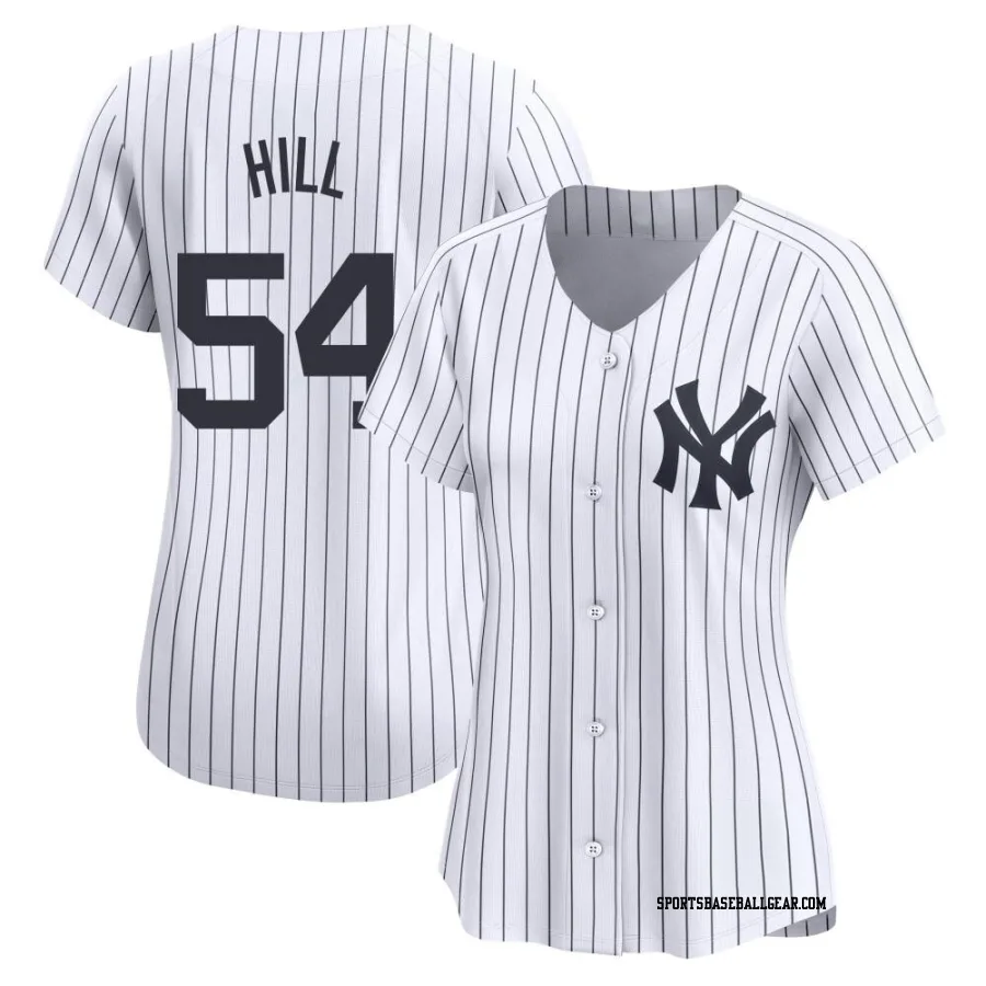 Tim Hill Women's New York Yankees White Limited Yankee Home Jersey