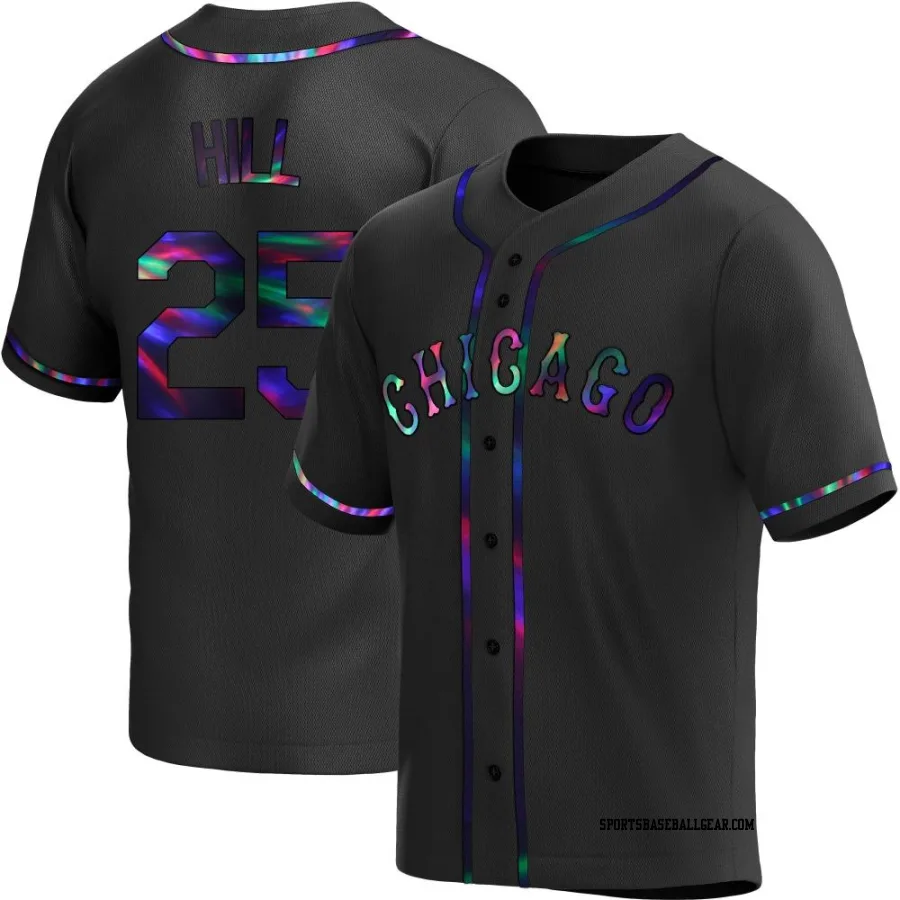 Tim Hill Youth Chicago White Sox Black Holographic Replica Alternate Jersey