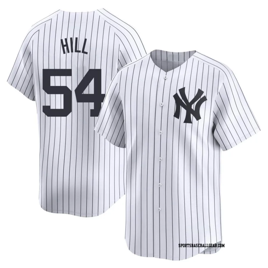 Tim Hill Youth New York Yankees White Limited Yankee Home Jersey