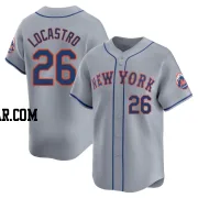 Tim Locastro Men's New York Mets Gray Limited Away Jersey