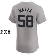 Tim Mayza Men's New York Yankees Gray Elite Road Jersey