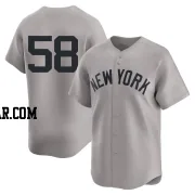 Tim Mayza Men's New York Yankees Gray Limited Away 2nd Jersey