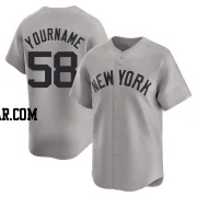 Tim Mayza Men's New York Yankees Gray Limited Away Jersey