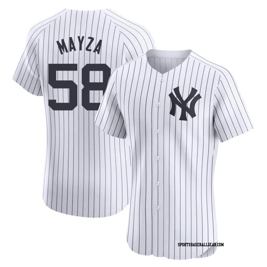 Tim Mayza Men's New York Yankees White Elite Home Jersey