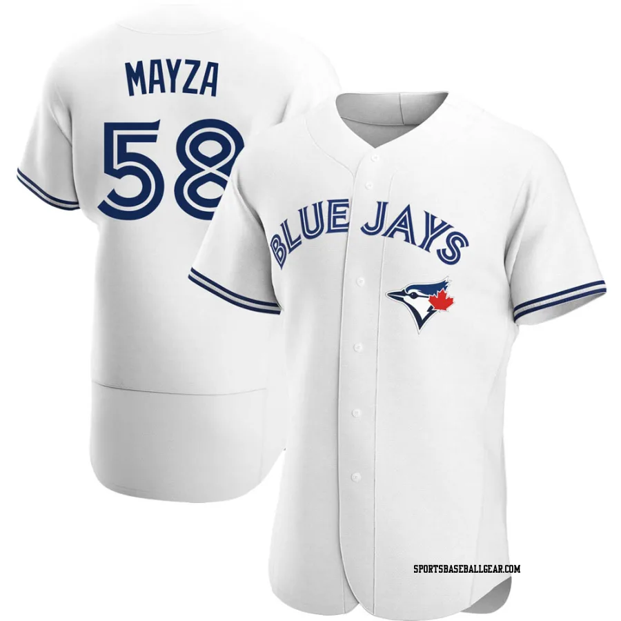 Tim Mayza Men's Toronto Blue Jays White Authentic Home Jersey