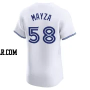 Tim Mayza Men's Toronto Blue Jays White Elite Home Jersey