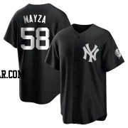 Tim Mayza Youth New York Yankees Black/White Replica Jersey